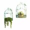 Wall Mounted Metal Wire Rack Bird Cage Shape Shelf Storage Organizer Home Decor